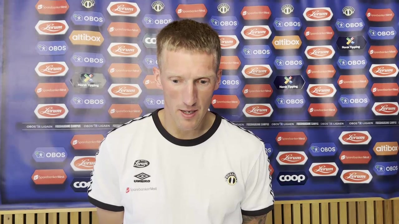 sogndal-ranheim Per Egil Flo blei målskårar men ville gjerne hatt målet tidligere i kampen 